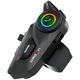 Crown C10 motorkerékpár intercom, Bluetooth 5.3, IP65, fekete, 1000mAh