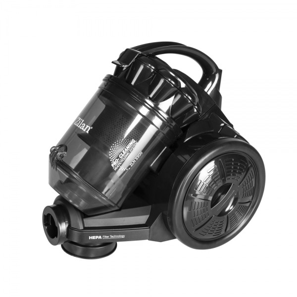 Aspirator ciclonic Zilan, Fara sac, HEPA 13, Container 2.5L, 700W, Black Edition