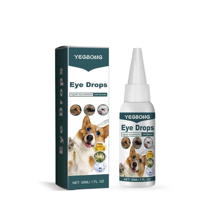 Ser pentru ochi pentru caini si pisici, 30 ml
