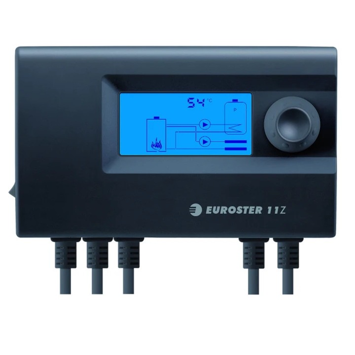 Controler Euroster 11Z, pentru pompa circulatie AT si pompa alimentare boiler cu acumulare ACM