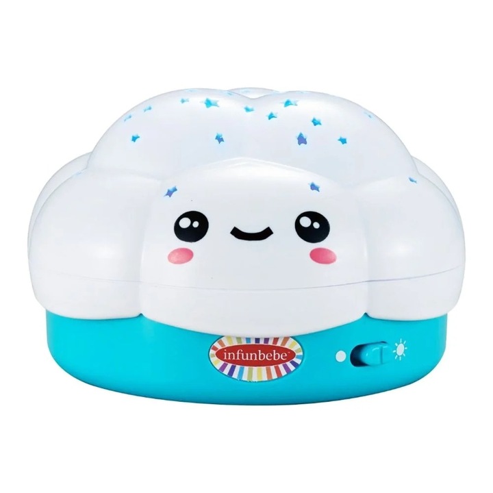 Jucărie interactivă pentru bebeluși, Minibo, Micul norisor, multicolor, 15x15x12cm