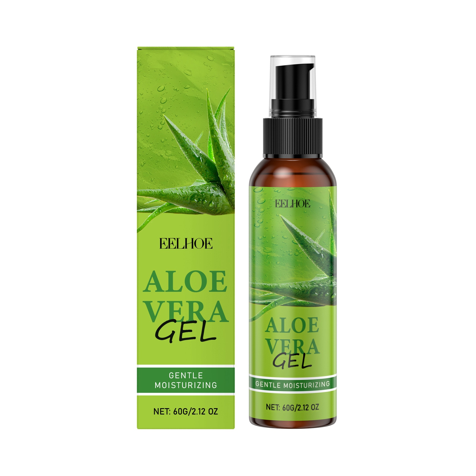 Gel de Aloe Vera Organic din frunze proaspete - pentru fata, piele, par,  fara parfum, 250ml - eMAG.ro
