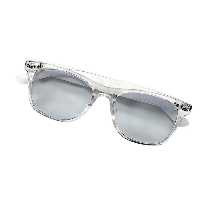 Ochelari protectie Smart, SDLOGAL Ochelari inteligenti cu traducere AI, Lentile Anti-lumina Transparente Albastra, Bluetooth, Interpretare in 138 de Limbi, Standby 6Hrs, Control Tactil Inteligent, Redare muzica, Fotografiere, Asistent Vocal, Transpare