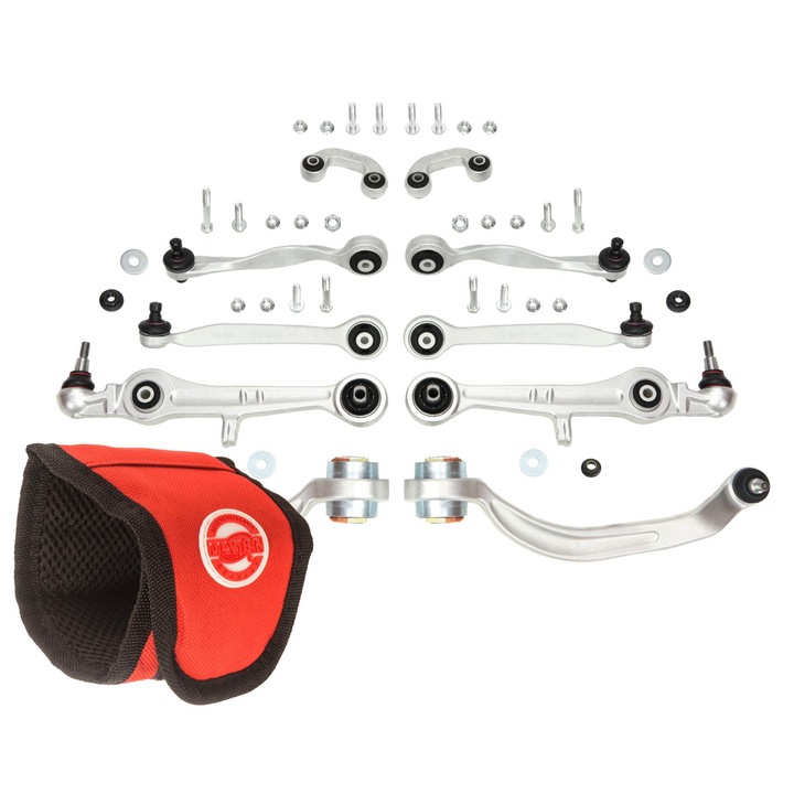 Master-Sport felfüggesztés készlet, 8 komponens, Audi Allroad C5-höz, 2000-2005, ezüst