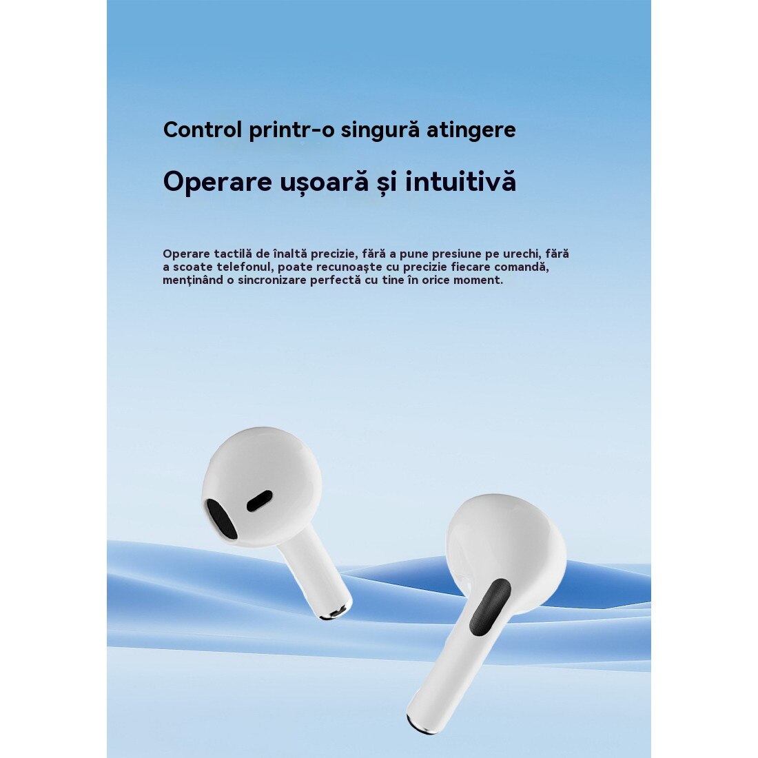 Casti intra-ureche compacte Bluetooth fara fir - eMAG.ro