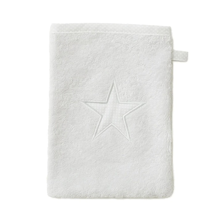 Prosop de baie pentru copii MOVE MOVE STARS, gri, 15x20cm