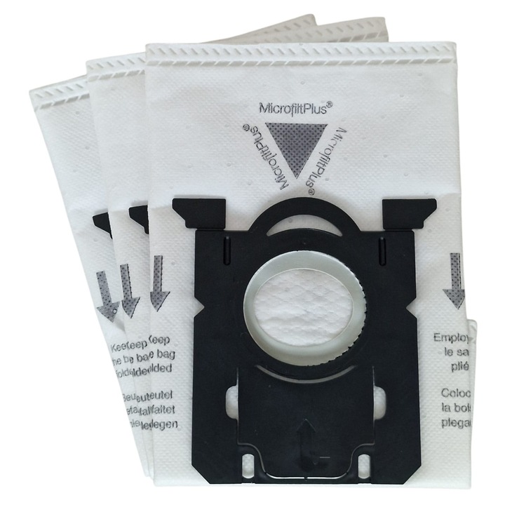 Set 3 saci pentru aspirator Philips, rețin 99.3% din particulele de praf