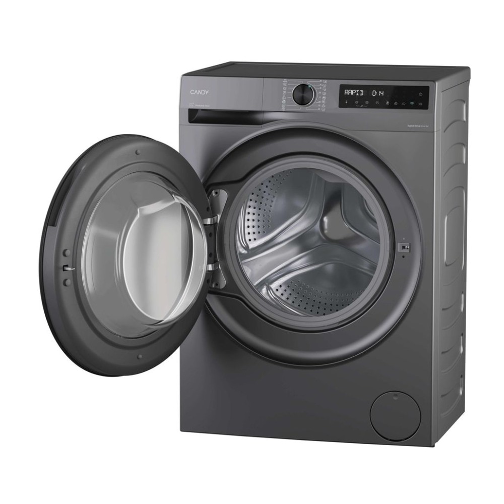 Masina de spalat rufe Candy BP 47SBL8G-S, Wi-Fi, ProActive Wash, Steam, Clean Shield, AI Silent motion, 7 kg, 1400 rpm, Clasa A, Gri inchis