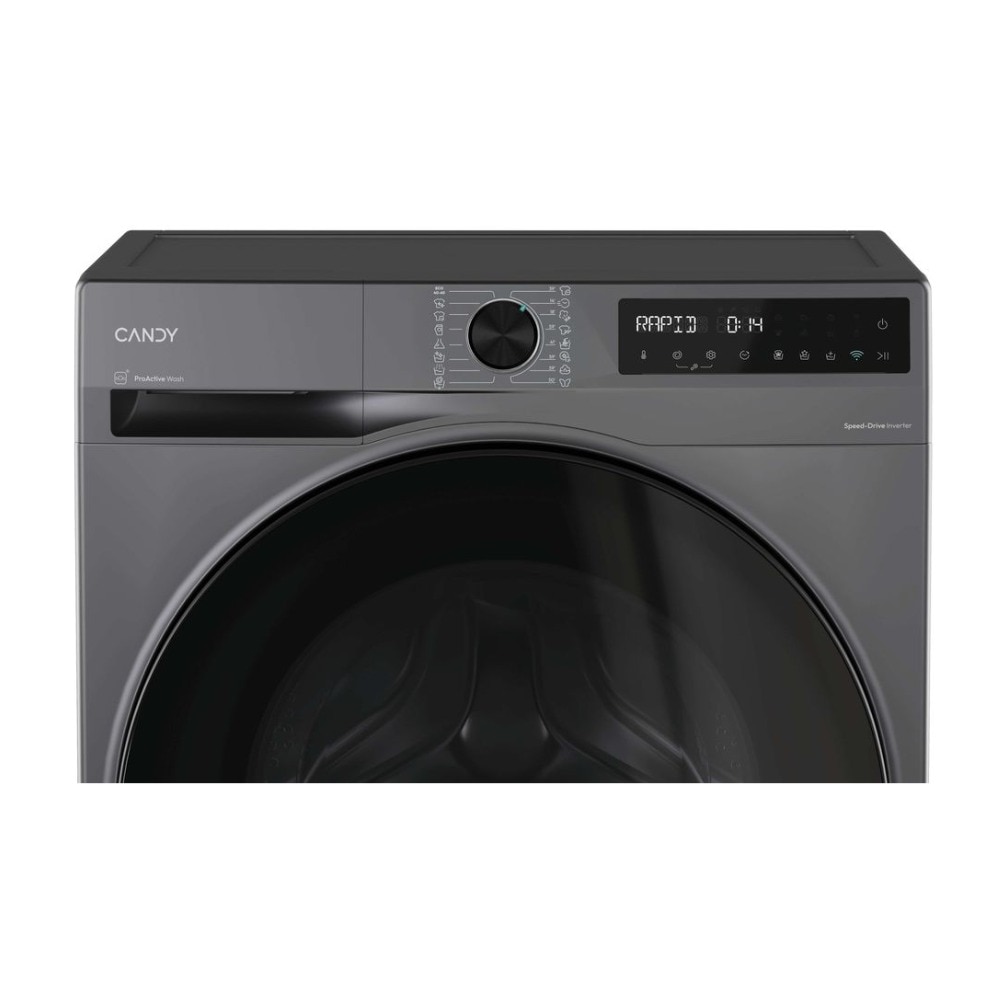 Masina de spalat rufe Candy BP 47SBL8G-S, Wi-Fi, ProActive Wash, Steam, Clean Shield, AI Silent motion, 7 kg, 1400 rpm, Clasa A, Gri inchis