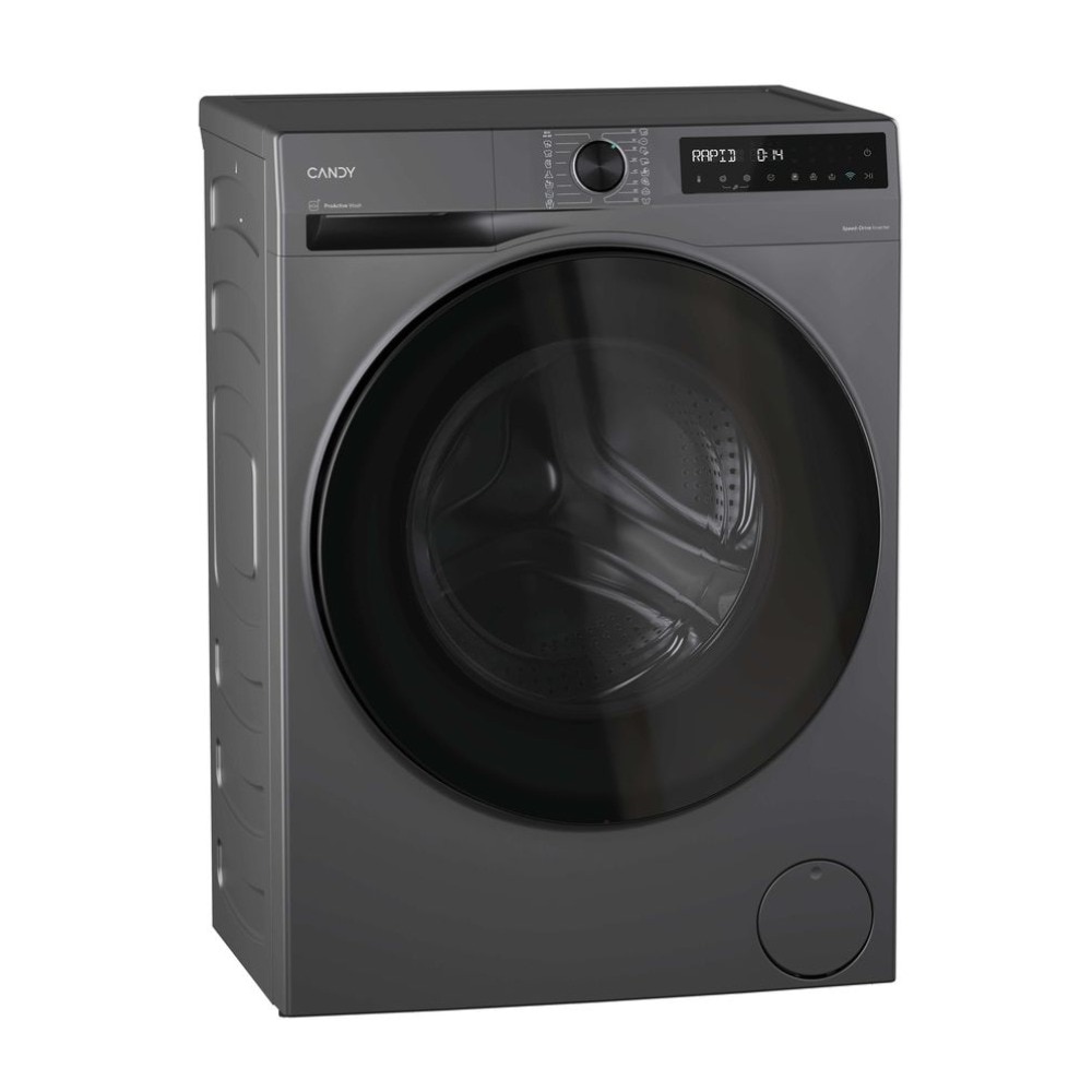 Masina de spalat rufe Candy BP 47SBL8G-S, Wi-Fi, ProActive Wash, Steam, Clean Shield, AI Silent motion, 7 kg, 1400 rpm, Clasa A, Gri inchis