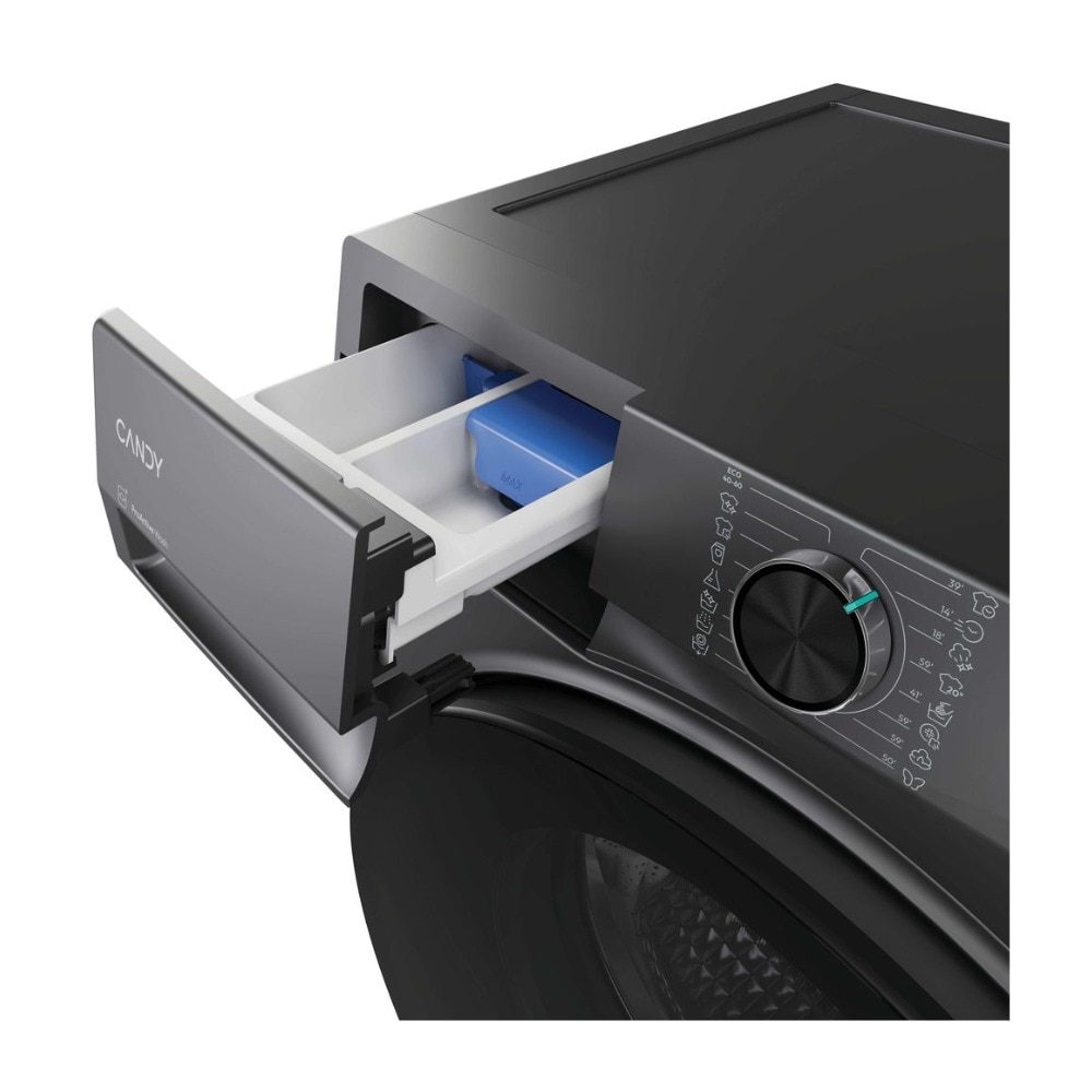 Masina de spalat rufe Candy BP 47SBL8G-S, Wi-Fi, ProActive Wash, Steam, Clean Shield, AI Silent motion, 7 kg, 1400 rpm, Clasa A, Gri inchis