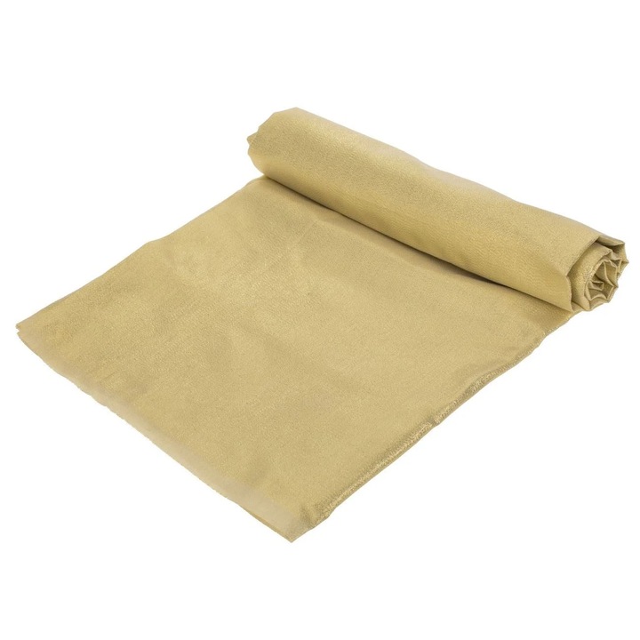 Tesatura Decorativa de Craciun Aurie 2mx67cm