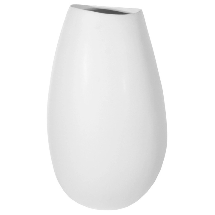 Vaza ceramica SHISHI, 52 cm, alba