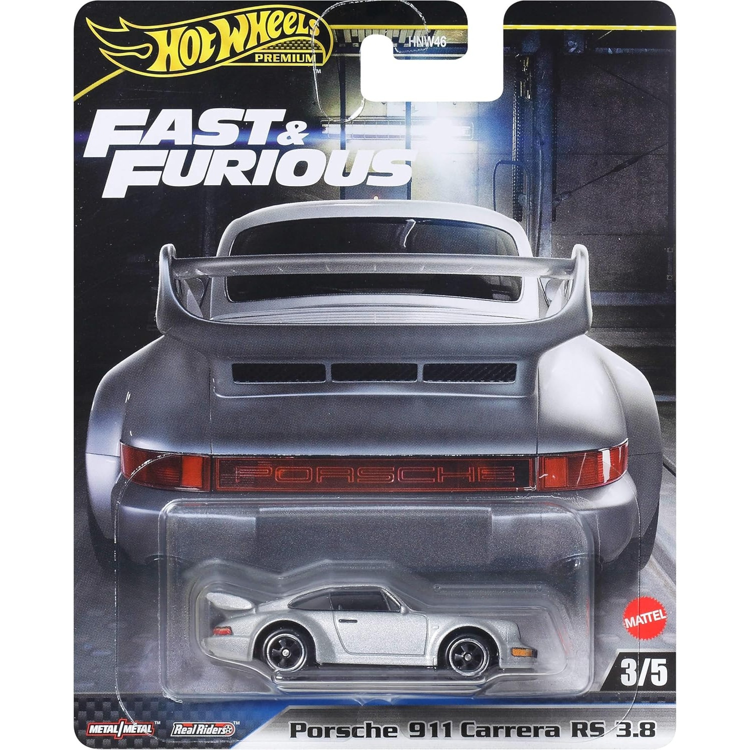 Masinuta metalica Hot Wheels Premium, Porsche 911 Turbo 930, 1:64