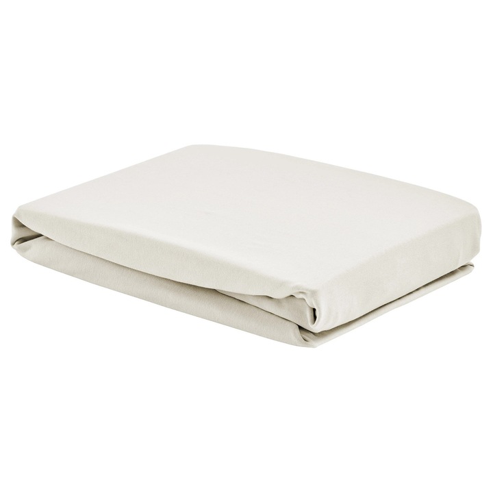 Памучен чаршаф CHRISTIAN FISCHBACHER DREAMCATCHER, бял, 90x200см