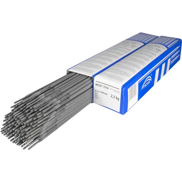 Electrozi sudura Bazici Most E7018, 2.5mm x 300mm, 2.5 kg/pachet