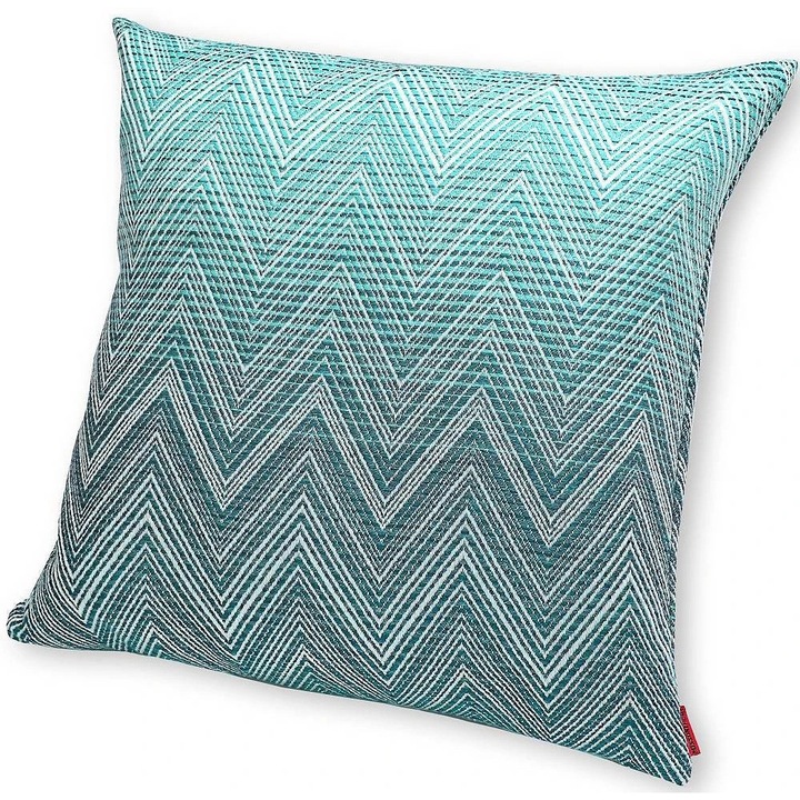 Perna decorativa MISSONI HOME, 40x40cm, petroleu, 100% lana, umplutura din pene