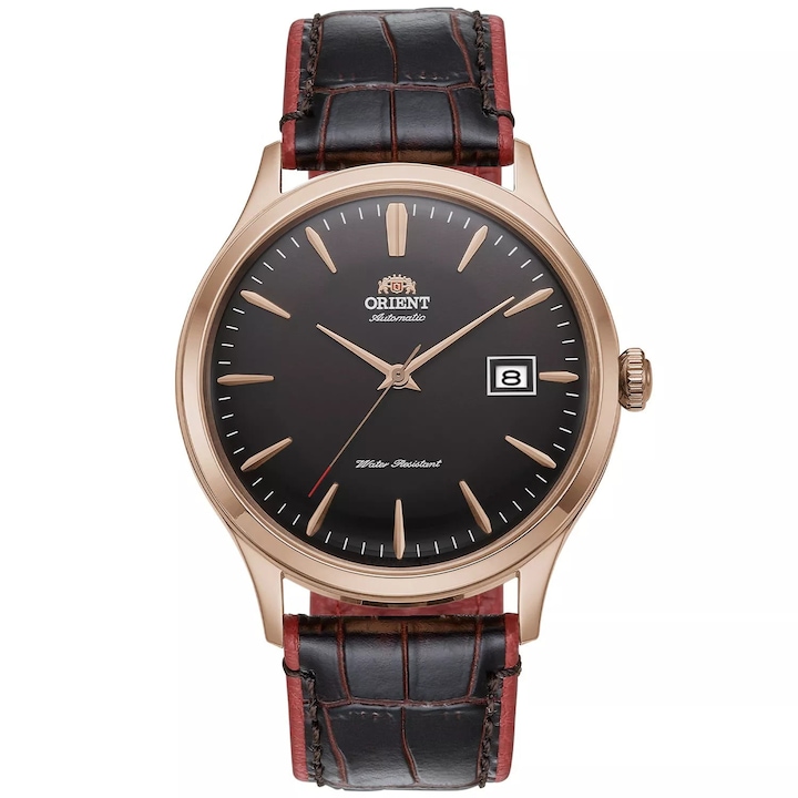 Ceas barbatesc Orient TAC08001T0, mecanism automat, curea din piele naturala, inox, 42x49x12mm