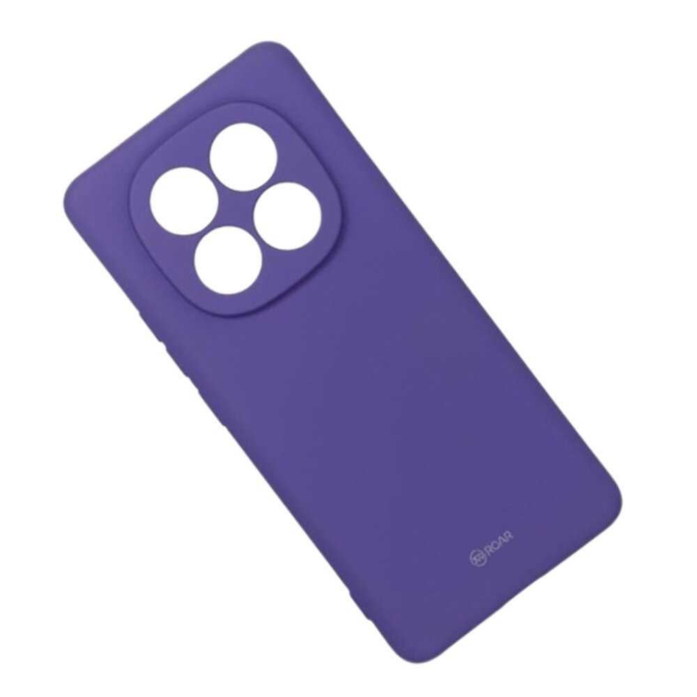 Husa telefon, Roar, Pentru Xiaomi Redmi Note 15 5G, spate din silicon violet