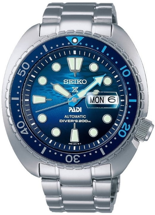 Мъжки часовник Seiko SRPK01K1, автоматичен механизъм, неръждаема стомана, 20 BAR водоустойчивост, 45x48x13.5mm