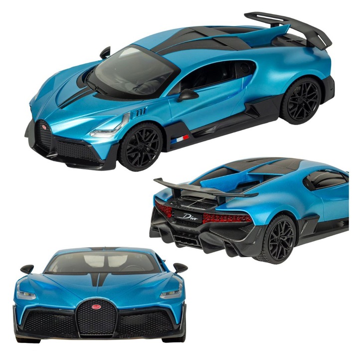Bugatti Divo RC 1:12 albastru masina cu telecomanda