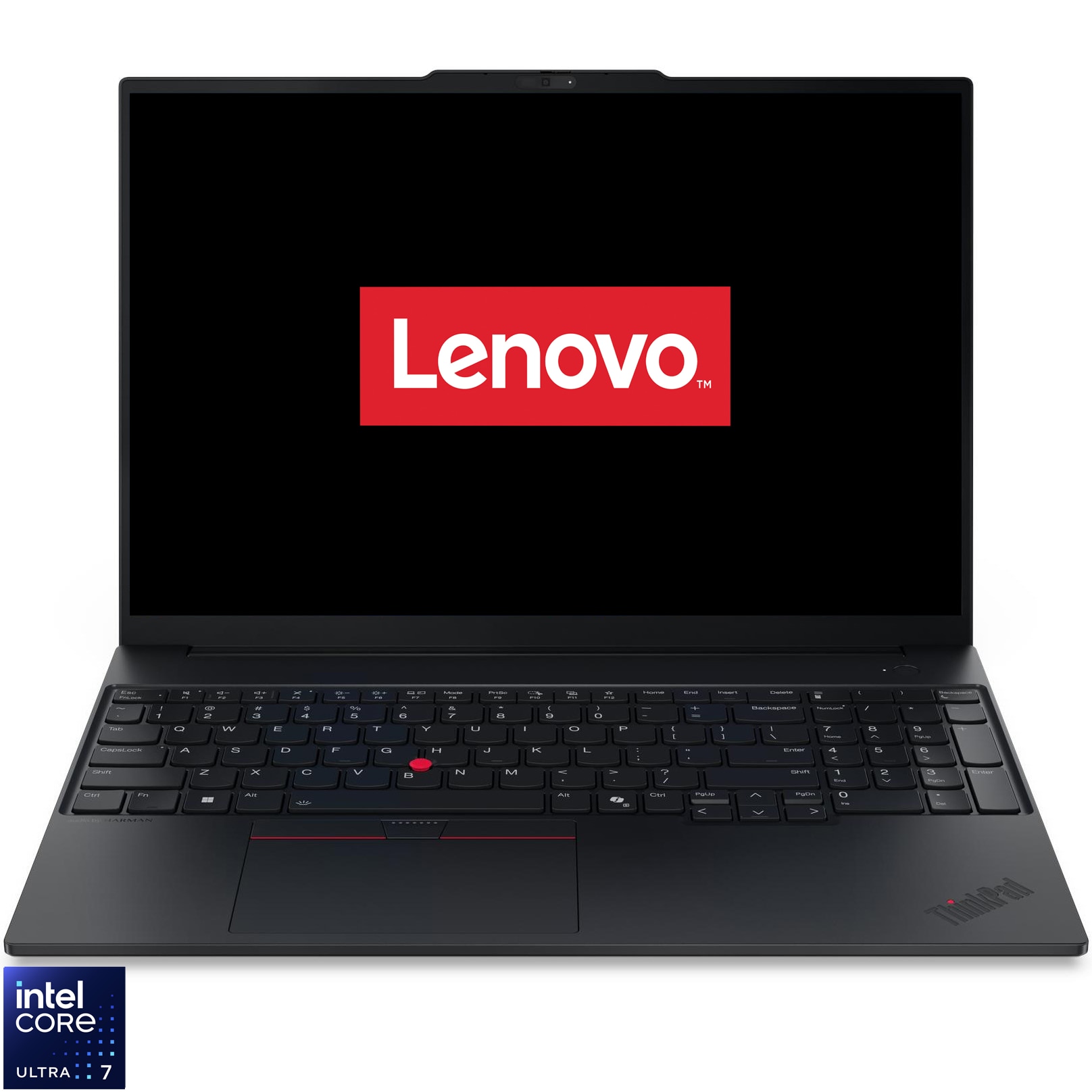 Laptop Lenovo ThinkPad E16 Gen 3 cu procesor Intel® Core™ Ultra 7 255H pana la 5.1GHz, 16" WUXGA, IPS, 16GB DDR5 RAM, 512GB SSD, Intel® Arc 140T GPU, No OS, Black, 3y on-site Premium Care
