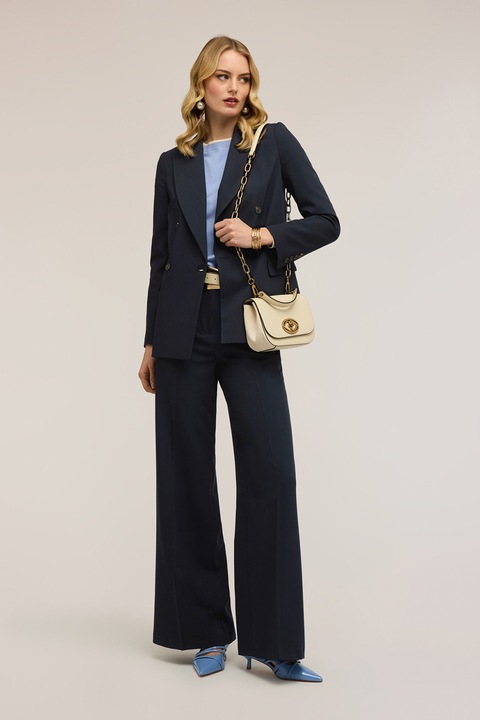 Motivi, Pantaloni evazati cu talie medie, Bleumarin