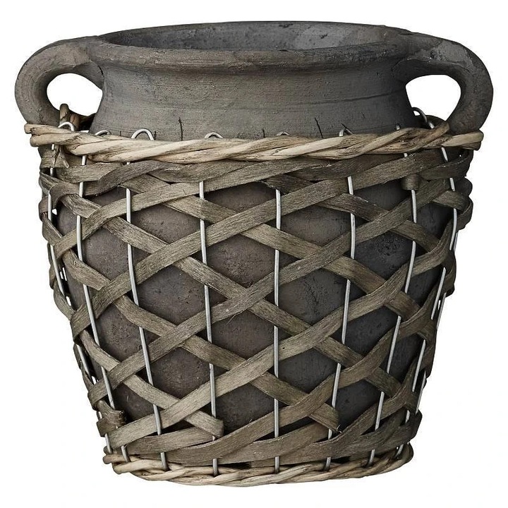 Ghiveci ceramic RINA, LENE BJERRE, 15x15,5cm, bambus