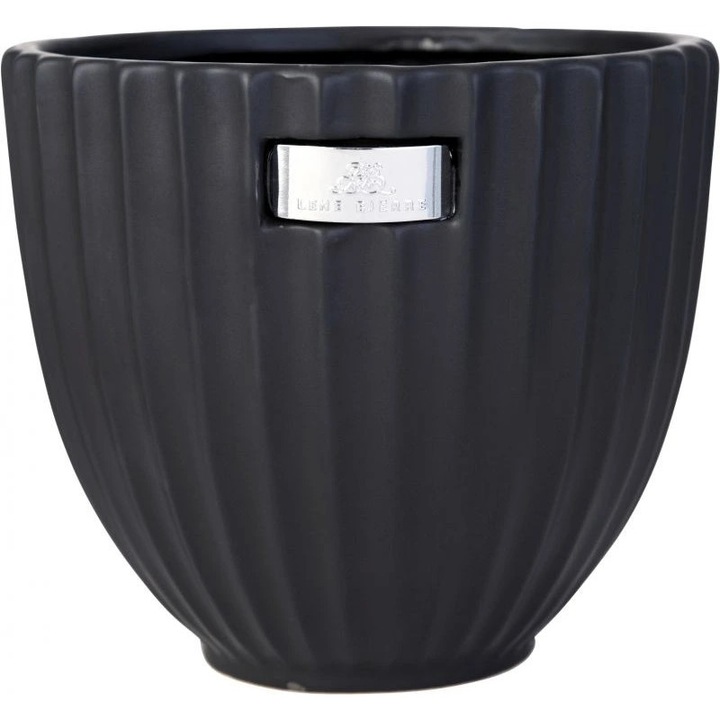 Ghiveci LENE BJERRE ROSALIE, ceramic, negru, 16x18cm