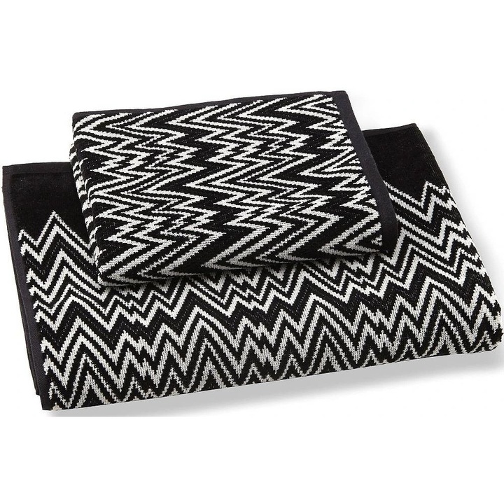 Prosop MISSONI HOME, 70x115cm, , 100% bumbac, alb-negru