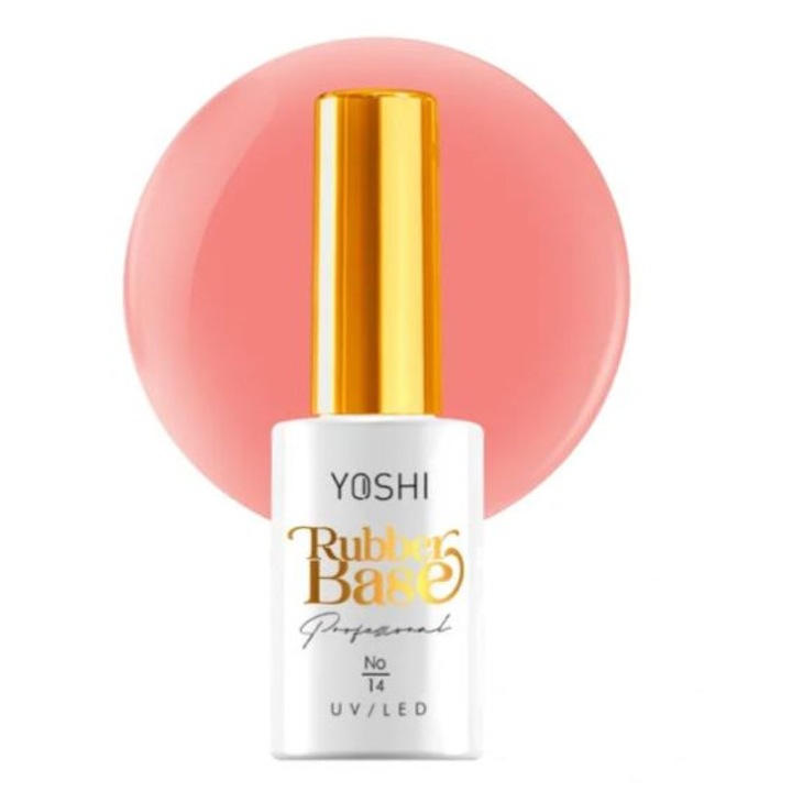 Baza cauciucata Yoshi UV Hybrid No 14, 10 ml, consistenta medie
