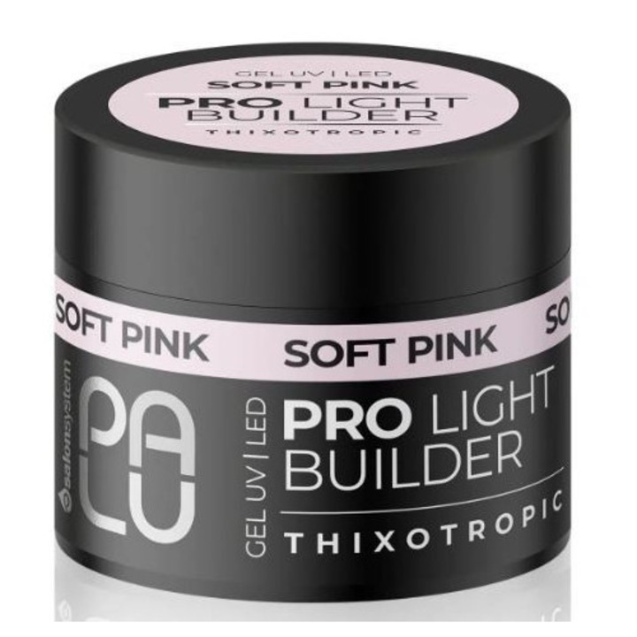 Gel de constructie Palu Pro Light Tixotropic roz deschis 45 g, multifunctional, auto-nivelant, rezistent la zgarieturi