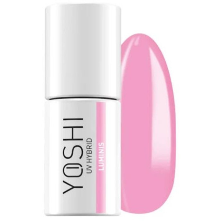 Oja hibrida Yoshi Luminis 181, roz transparent, 6 ml, efect sticla