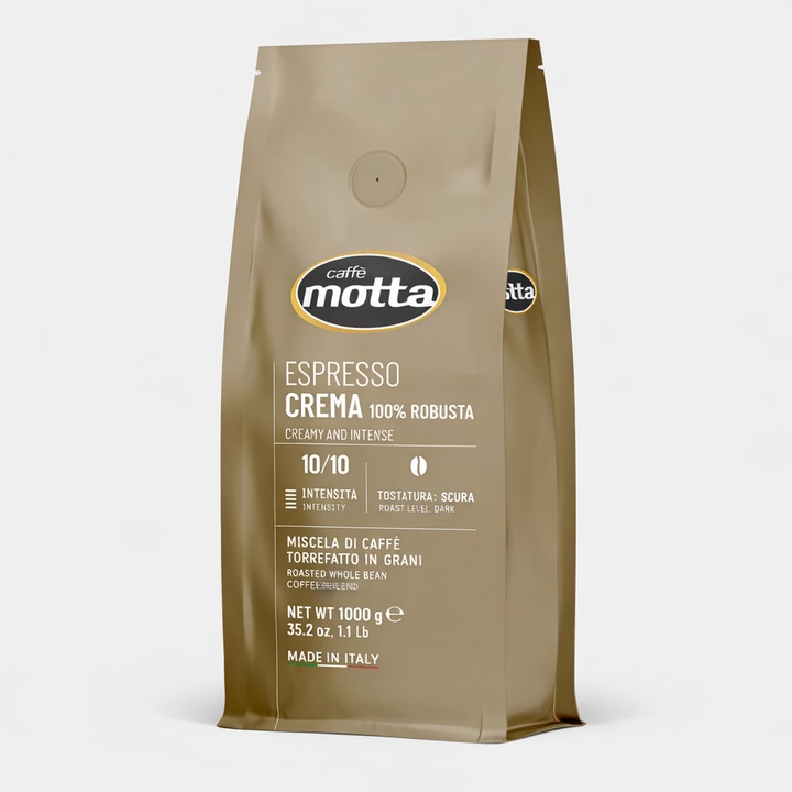 Cafea Boabe Professional Espresso Crema 100% Robusta Motta 1000g