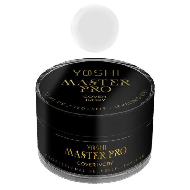 Gel UV LED Yoshi Cover Ivory 50 ml, pentru prelungirea unghiilor