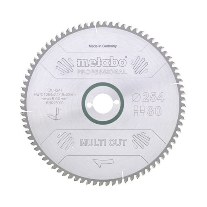 Disc fierastrau circular Metabo Professional Ø216x2, 4x30 mm 60 dinti