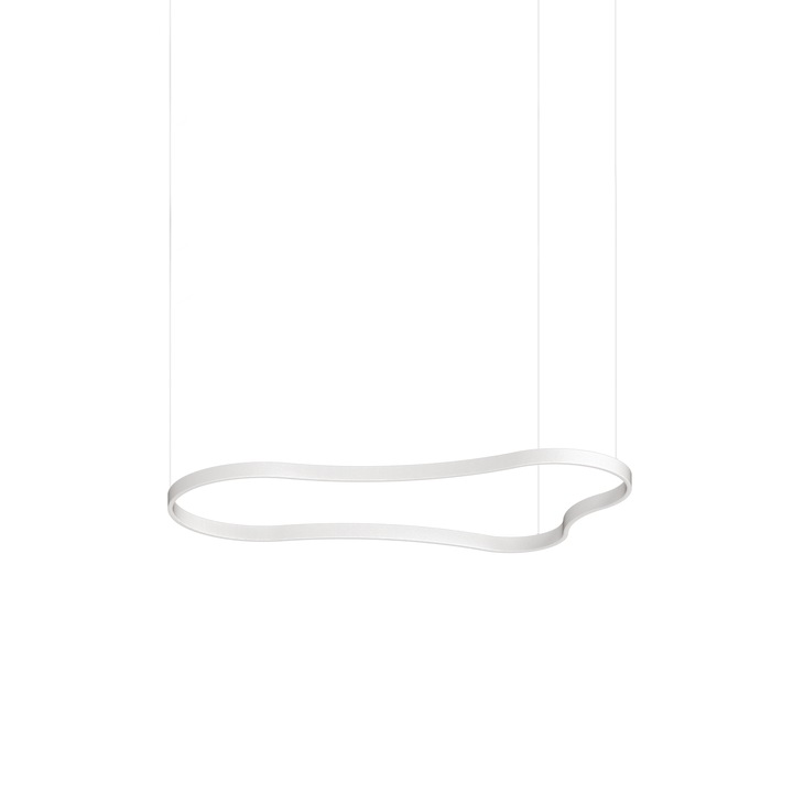 Lustra suspendata Ideal Lux WAVES, alb, 1556x2093x870mm, LED 54W