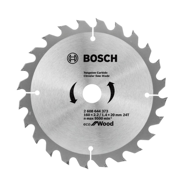 Disc circular, pentru lemn, Bosch, 160 x 20 x 1.4 mm, 24T