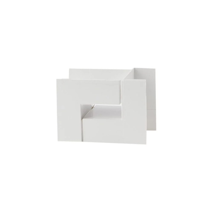 Cot interior Dietzel, 16x16mm, alb, set 2 buc