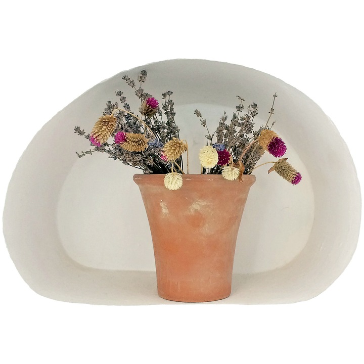 Autocolant De Usa, Wallfluent, Flori uscate, Bej, 130x88 cm, Birou Si Spatiu Comercial, Finisaj Mat, 010120205350000289079