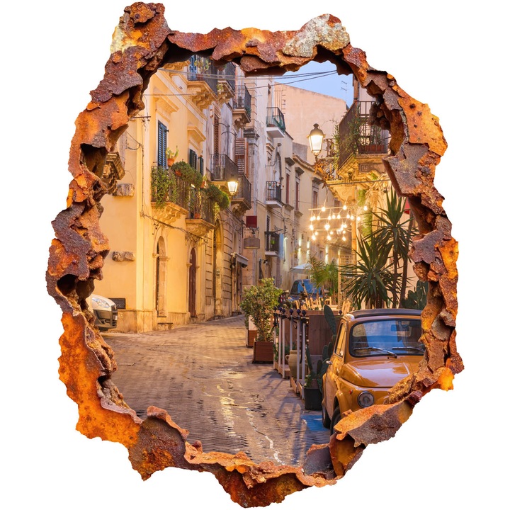 Autocolant Perete Si Usi, Wallfluent, Lumini de noapte, Maro, 108x130 cm, Mobila Si Suprafete Netede, Finisaj Mat, 010120204730000286554