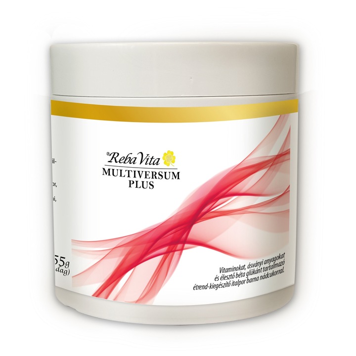 Supliment alimentar RebaVita Multiversum Plusz, pentru întărirea imunității cu zahăr brun din trestie, 255 g (30 porții)