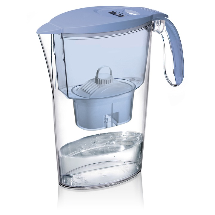 Cana filtranta de apa Laica Clear Line, 2.3 litri, Albastru