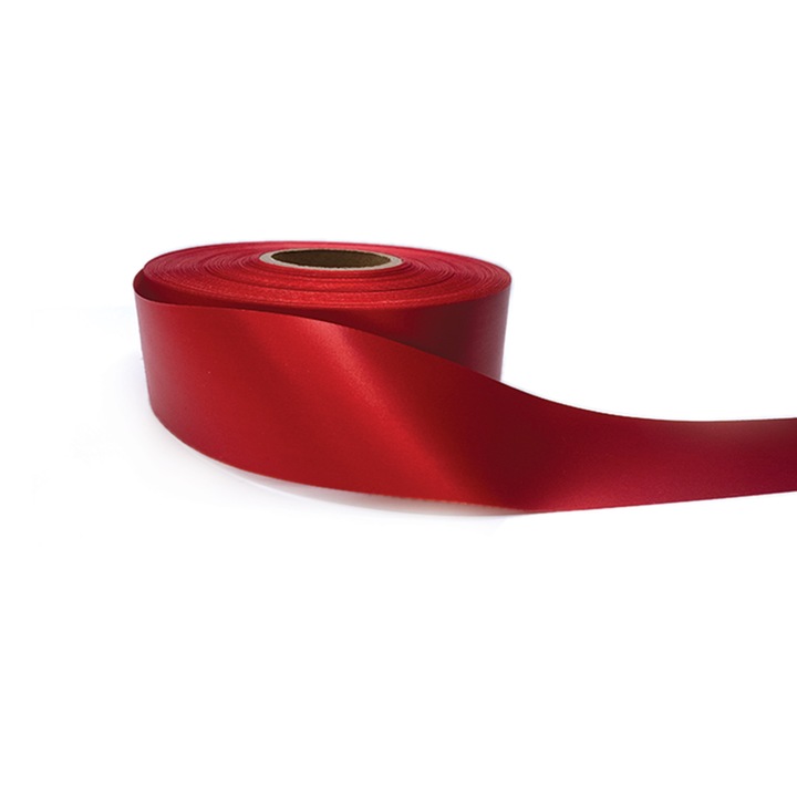 Сатена панделка AMD320 4см X 75м Червена