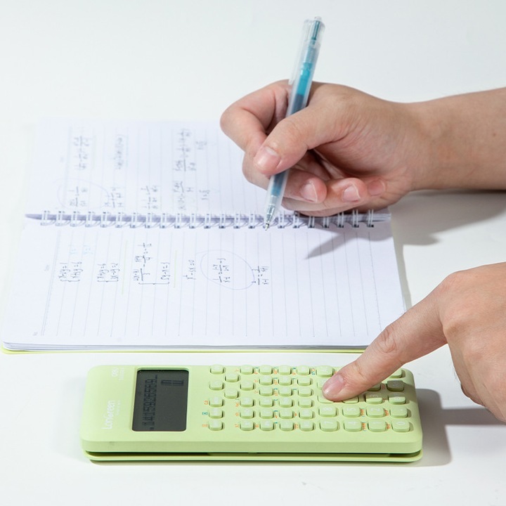 Calculator Stiintific 12Dig 240F Vernil Longreen Plastic Reciclat Deli