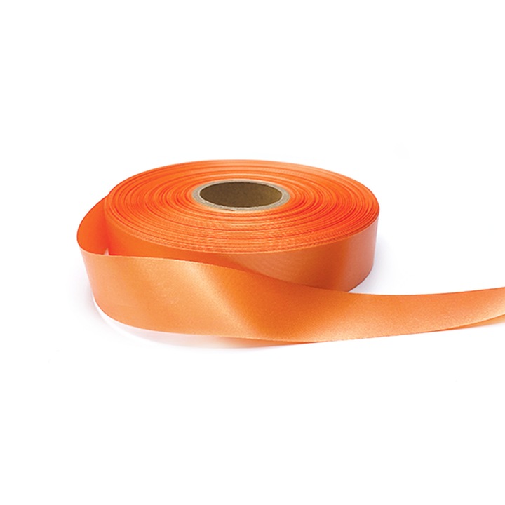 Сатена панделка 2.5см Х 75м Оранжево