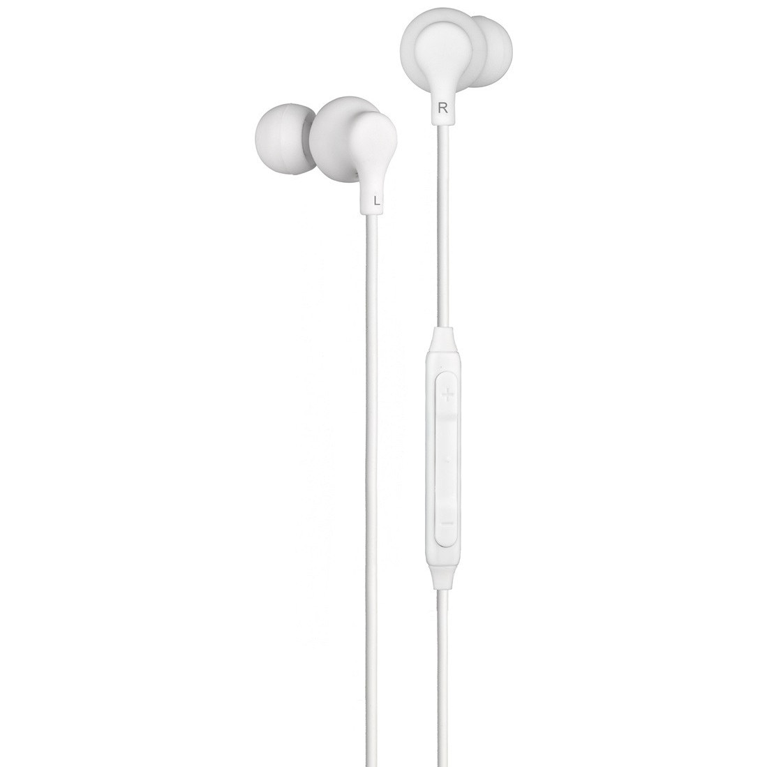 Casti GoGEN ECC 10W, In-Ear, USB‑C, microfon, control volum, sunet clar si confort maxim, alb