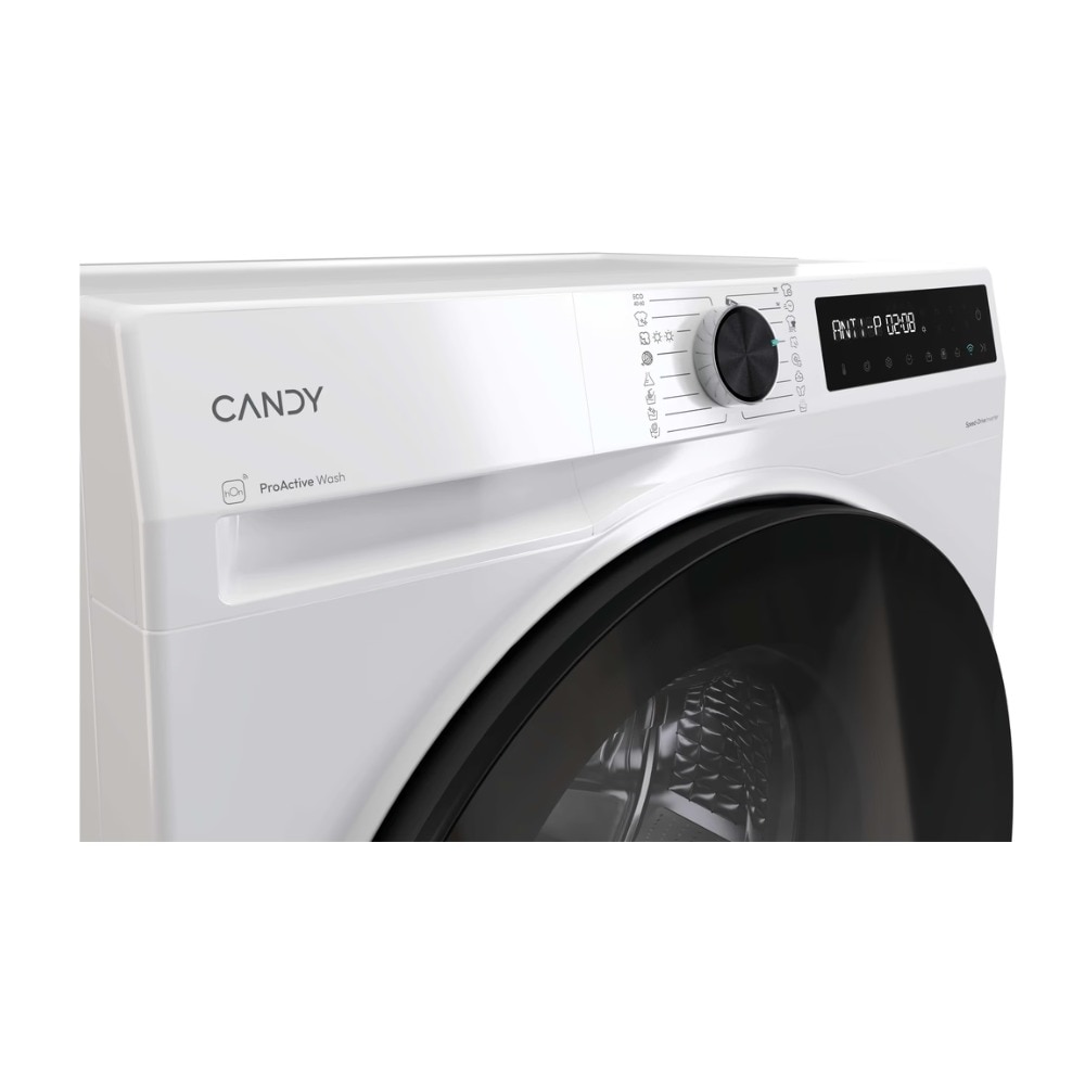 Masina de spalat rufe cu uscator Candy BWR 4138BL8-S, Wi-Fi, Steam, Clean Shield, Smart Spray, ProActive Wash, 13/8 kg, 1400 rpm, Clasa A/E, Alba