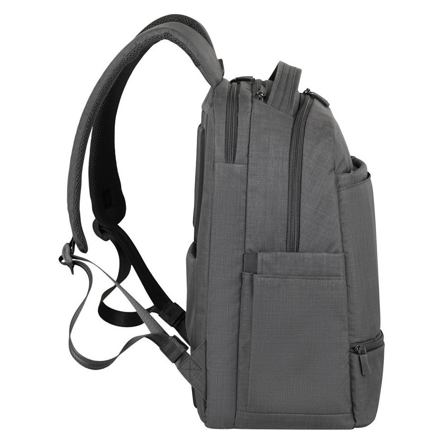 Rucsac laptop Rivacase 8363, 15.6", sistem Carry-on, negru, compartimente multiple