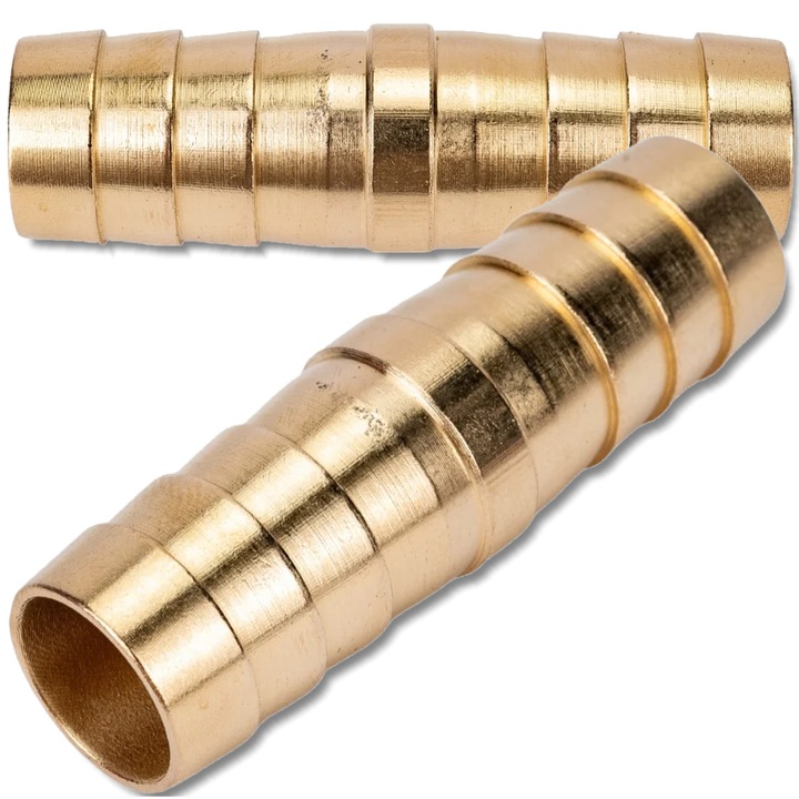 Conector pneumatic Rockforce, 16x16mm, constructie din alama, cu supapa de retur